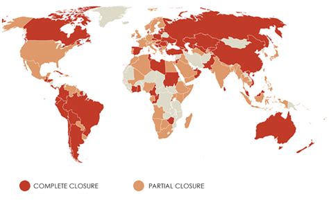travel restrictions by country.